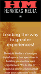 Mobile Screenshot of henricksmedia.com